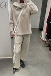 Daniel Andresen loose fitted trousers Cormorant beige
